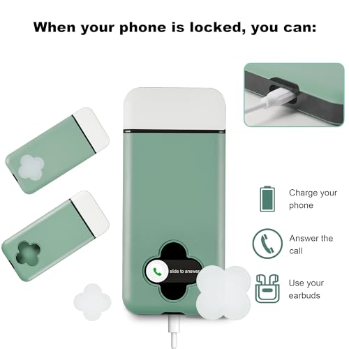 Caixa de bloqueio de celular com temporizador, caixa de bloqueio de tempo portátil para iPhone e tel