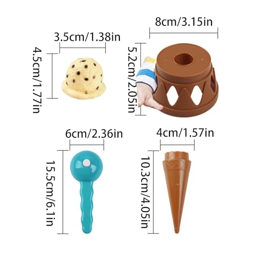 Juego de helados educativo de equilibrio y motricidad para niños 7