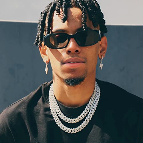 Mens Cuban Link Chain Silver/Gold 8''16''18''20''22''24'' Necklace Iced Out Thick Chain For Women Bling Diamond Cut Cuban Link Chains For Men Hip Hop Jewelry2