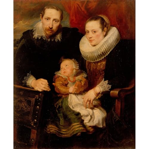 Impression d'art Van Dyck Portrait de famille pour mur vide