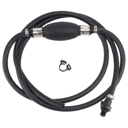Boat Marine 5/16 8MM 7.5 FT Universal Fuel Line Hose Bulb Kit with Quick Connector Male and Female Sprayless Fitting for Mercury Mariner Yamaha Johnson Evinrude Outboard Motor