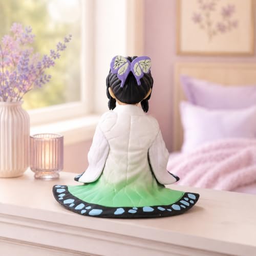 Image of Shinobu Rice Ball 10cm- Premium Action Figures Collectible for Office Desk, Study Table, Car Dashboard, Decoration for Anime Lovers, Fans, Kids, Collectors