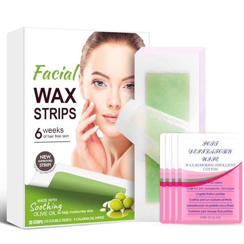 Wax Strips Set-Wax Strips for Hair Removal, Count Dual Sided Waxing Kit for Women & Men - Face, Arms, Legs, Bikini, Brazilian, Underarm, Back
