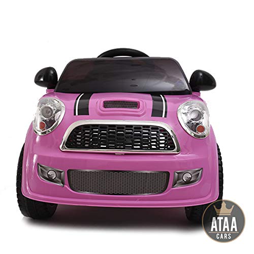 coche bateria mini cooper rosa