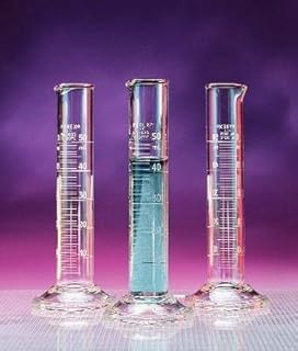 3025-25 - Pyrex Double Metric Scale Graduated Cylinders, to Contain, Corning - Capacity : 25 mL - Pack of 1