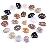 Größe für jeden Runenstein: ca. 2 bis 4 cm7 lang, Gewicht ca. 185 bis 205 g. Aufgrund der manuellen Messung weist die Größe eine geringe Abweichung auf. (Alle Lieferung ist mit einem Geschenkbeutel).