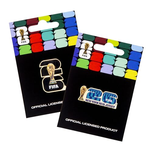 HONAV FIFA World Cup 2026 New York City Lapel Pin Bundle - Officially Licensed Collectible Souvenir - Gift & Event Keepsake (2-Pack)