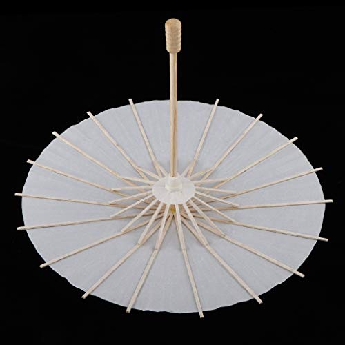 P Prettyia Handgemaakte Blank Papier Paraplu's Papier Cocktail Drink Parasols hinese Japanse Stijl Papier Paraplu… - Image 3