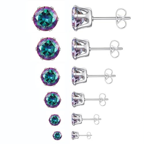 Stud Earrings Earrings for Girls Fashion Jewelry Cubic Zirconia Halo Earrings for Women Men