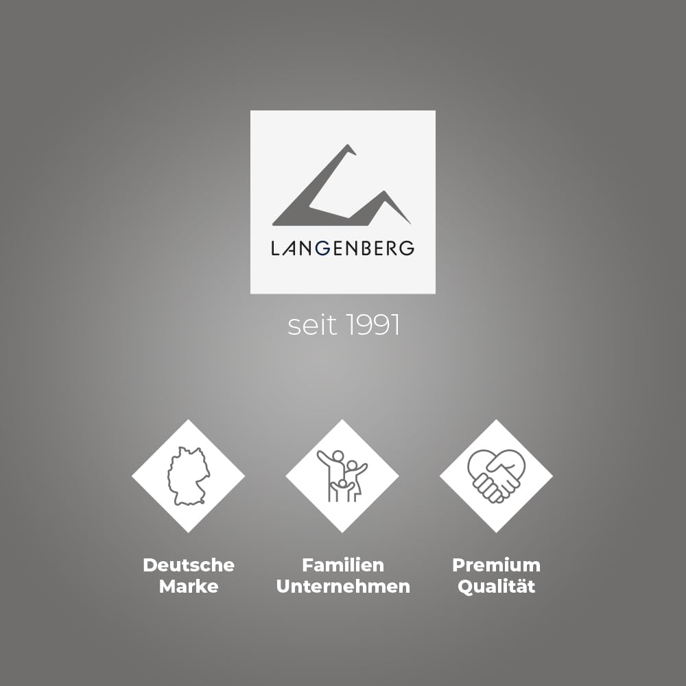 LANGENBERG Peak Wanderrucksack Herren und Damen - Tagesrucksack und Trekkingrucksack mit hohem Komfort und atmungsaktivem Mesh - 40L Premium Rucksack wandern - Outdoor Rucksack