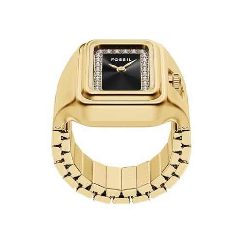 Image of Fossil Raquel Watch Ring Gold Quartz Stainless Steel Watch ES5447