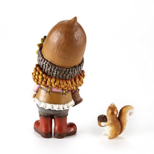 Petunia The Garden Gnome And Squirrel Friend - Landscaping Accent #TOP3