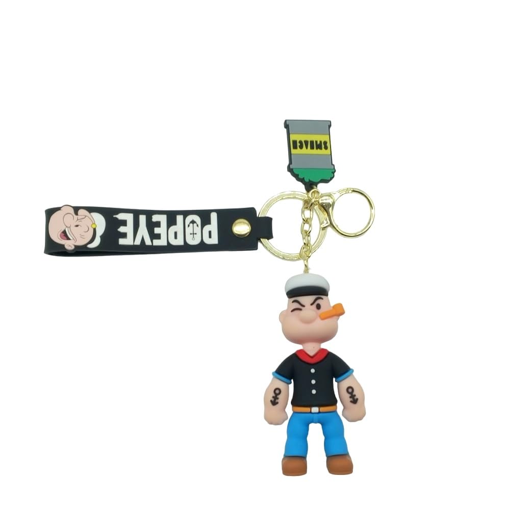 Popeye the Sailor Man Model A Lanyard Charm Keyring Keychain-image-48
