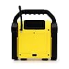 Metronic 477217 Radio de Chantier Bluetooth Portable, Poste FM Tuner Numérique et Enceinte Résistant aux Chocs, Puissance Musicale Totale 30 W Port USB - Jaune et Noir