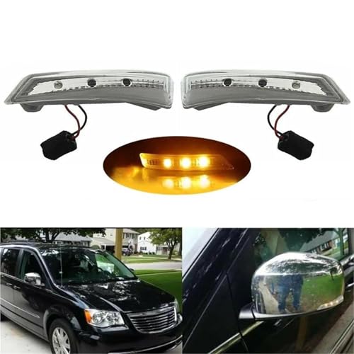 Luces de giro para Chrysler Grand Voyager 2010-2016 retrovisor 2