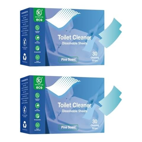 Eco-Friendly Pine Scent Toilet Cleaning Sheets Cover