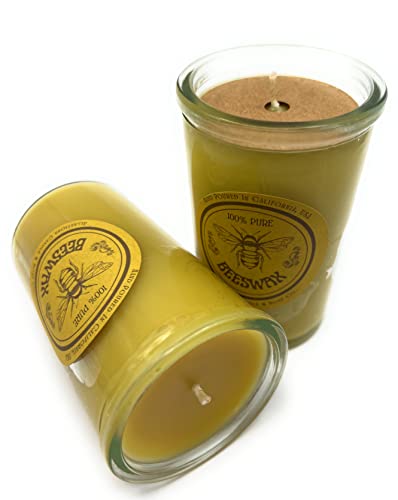Allnations Candle Co, 100% Raw Beeswax Candles - Up To 34 Hrs - Natural Honey Scent - Smokeless - Clean Burning (5Oz)… (1 Unit) #TOP2
