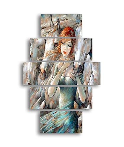 Tableau Femme Homemania | Solution Déco Murale Multicouleur Salon et Chambre