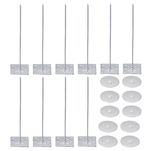 Clous isolants perforés pour supprimer les ponts thermiques et bloquer les panneaux de mousse