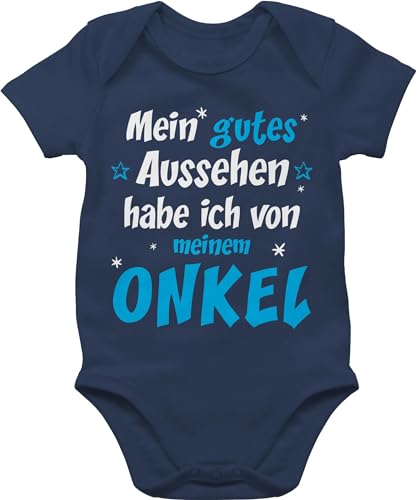 Shirtracer Baby Body Junge Mädchen - Sprüche - Onkel Spruch - Mein gutes...