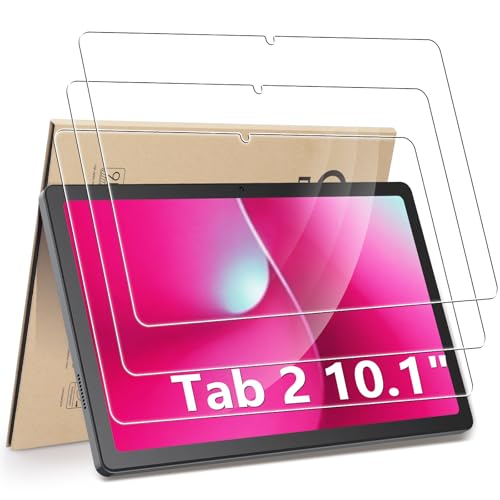 Hianjoo 3-Pack Screen Protector Compatible with T-Mobile REVVL Tab 2 10.1 (2025 Release) Tempered Glass [HD Clarity] [9 Hardness] [Anti-Scratch] [Easy Installation]