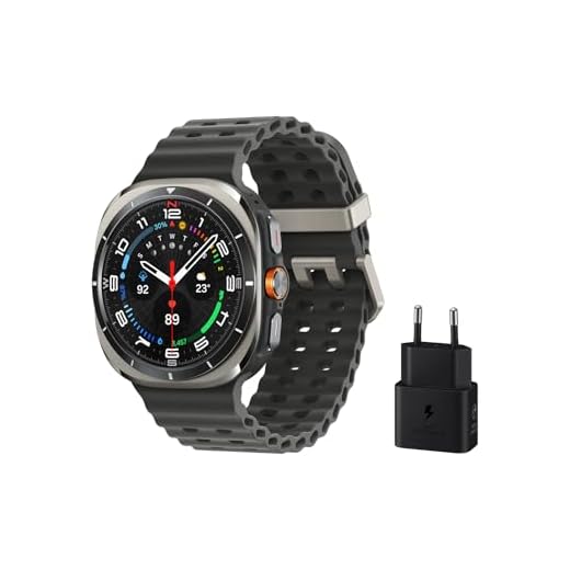 Samsung Galaxy Watch Ultra LTE 47mm + Cargador - Smartwatch, Control de Salud, Seguimiento Deportivo, Titanio (Versión Española)