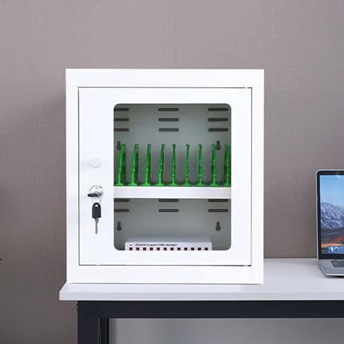 Gabinete de carga con cerradura para terminales móviles estación USB 50 puertos