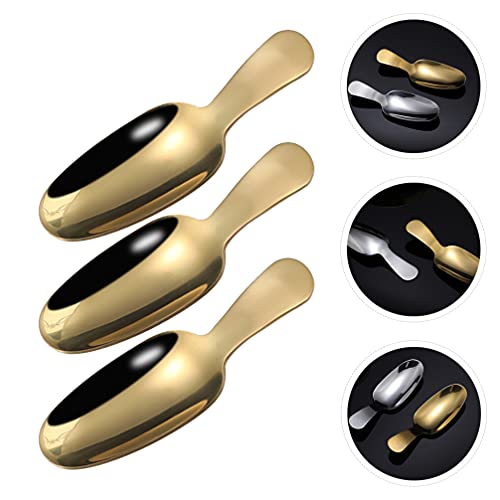 Cabilock 3Pcs Maniglia Corta Cucchiai Mini Cucchiai di Sale Condimenti Cucchiaio Cucchiaio Cucchiaino Cucchiaino da… - immagine 4