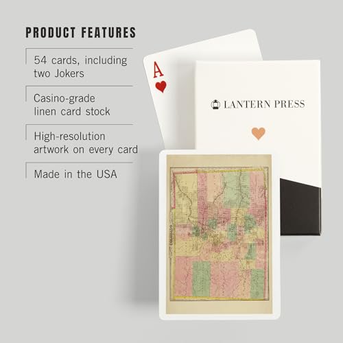Lantern Press Colorado Baraja Póker 52 Cartas miniatura 3