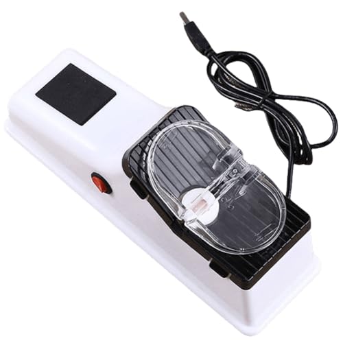 JUCHRZEY Automatischer Messerschärfer mit Schutzhülle, elektrischer Messerschärfer, multifunktional for schnelles Schärfen und Polieren