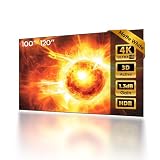 NothingProjector Schermo proiettore fisso a cornice, 4K/8K UHD, montaggio a parete, bianco opaco 1,3 Gain, per proiettori UST, tiro corto e standard, 16:9, 120 pollici