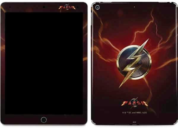 Skinit Decal Tablet skin compatible with iPad Air 10.9in (4th Gen, 2020) - Officially Licensed DC Comics The Flash Movie: Logo Poster Design