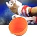 Gym Chalk Bowl Chalk Holder Multi Position Storage Bowl Gym Chalk Storage Container for Bouldering Barbell Weightlifting, Orange