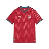 PUMA Jungen Fpf Home Jersey Replica Jr Trikots, Club Red-Green Lagoon, 164 EU