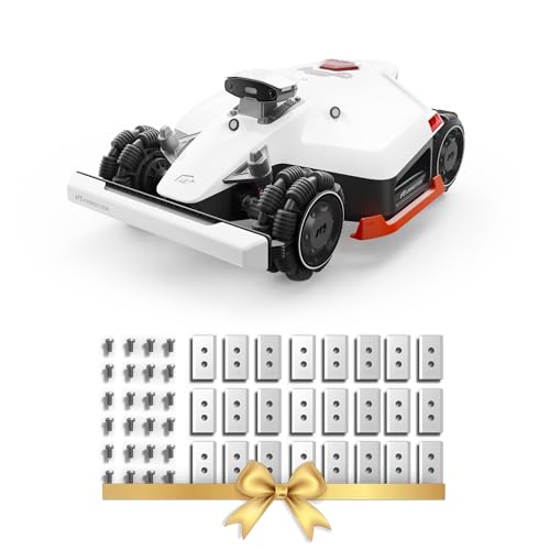 MAMMOTION LUBA 2 AWD 5000X Robot Lawn Mower without Boundary, Recommended 5000 m², Max. 6000 m², Auto Mapping UltraSense AI Vision, 80% Gradient, 25-70 mm Cutting Height