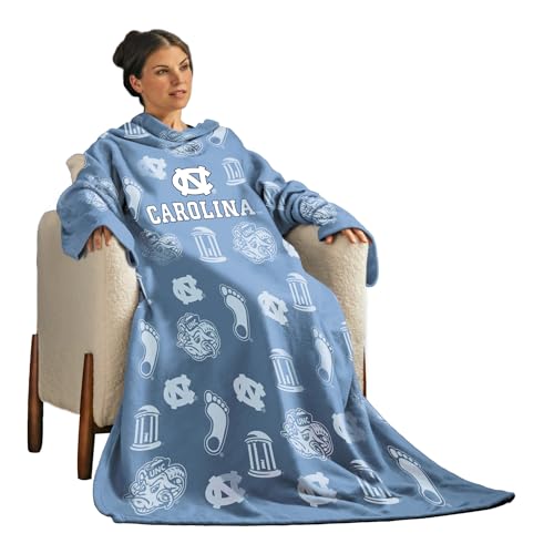 Snuggie North Carolina Tar Heels – The Original Wearable Blanket with Sleeves | Super Soft Fleece | As Seen on TV | Officially Licensed Collegiate