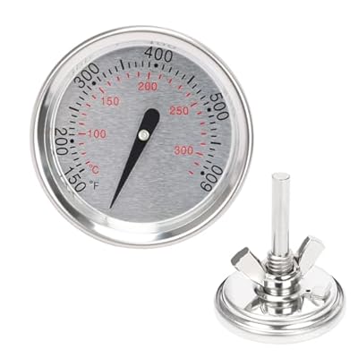 QuliMetal 60540 67031 Grill Thermometer Replacement for Weber Charcoal, GS4 Spirit II & I 200/300, Q Series, 7581 Accurate Temperature Gauge for Weber Spirit E/S 210, 220, 310 Grill, 1-13/16" Dia