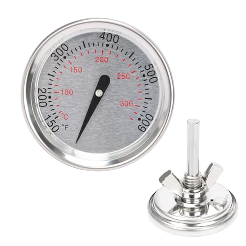 60540 67031 Grillthermometer-Ersatz für Weber Holzkohle GS4 Spirit II & I 200/300 Q Serie 7581- Präzise Temperaturanzeige für Weber Spirit E/S 210 220 310 Grill Durchmesser 1-13/16 Zoll