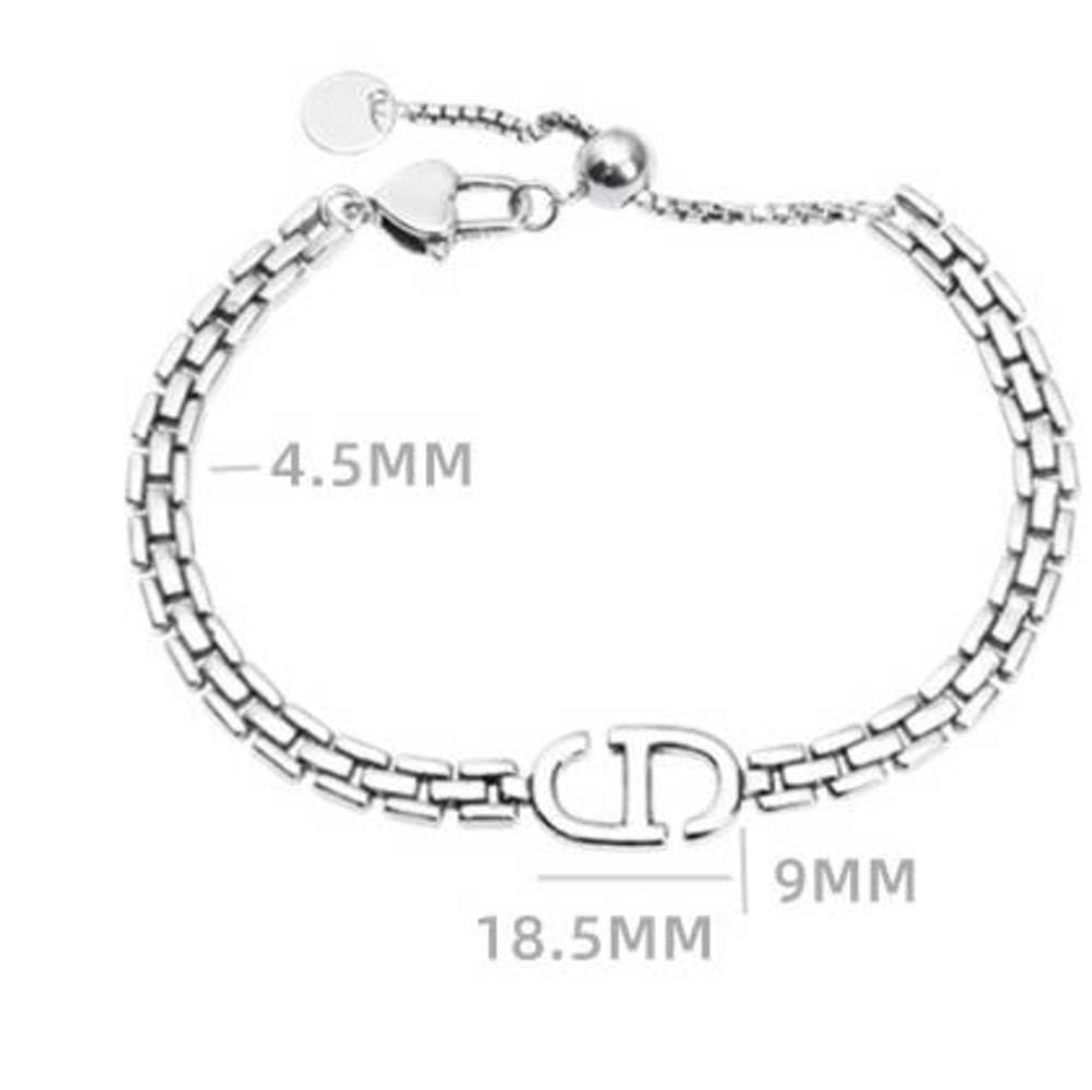 QHQQXN Cinghie con Lettere con Catena corazzata, Design di nicchia, Centinaia di Collare Abbinato, con Catena da Donna, Temperamento Elasticizzato