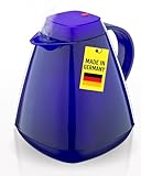 HERRVORRAGENDE ISOLIERUNG: Dank des doppelwandigem Rosalin-Glas hält die hochwertige Isolierkanne Ihre Getränke bis zu 24 Stunden heiß und 36 Stunden kalt