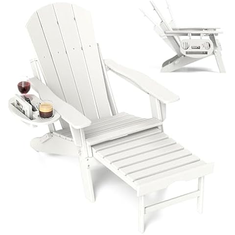FOOWIN Adjustable Backrest Adirondack Chair Cover