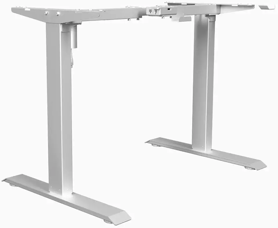 Mesa com Regulagem de Altura Elétrica Elements Misch Branca