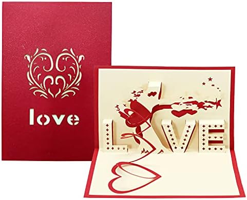 Party Propz Love Greeting Card For Birthday - Pop Up 3D Birthday Cards - Happy Birthday Card For Girls,Best Friend, Daughter, Boyfriend, Husband, Wife, Boys - Anniversary, Love Card