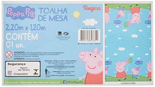 Toalha Peppa Pig 120x220cm - Pacote Com 01 Un Regina Colorido