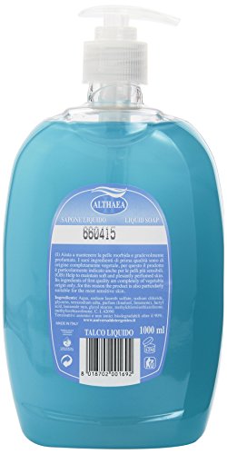 Althaea - Sapone Liquido, Talco liquido, con