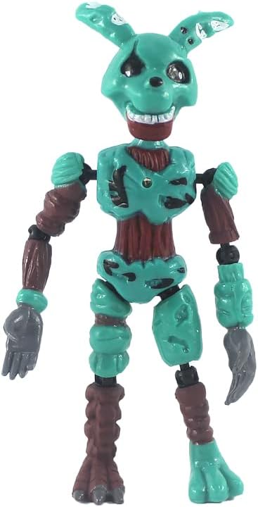 Miniatura 6 de Nueva caricatura de acción para el hogar, figuras coleccionables de juguetes con articulaciones movibles Bonnie Foxy Fazbear Bear figura de acción