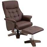 ✅Zurücklehnender Rücken: Ergonomischer Ruhesessel mit Liegefunktion bis maximal 135°, Sie können auch die Spannung des seitlichen Knopfes einstellen, um die Liegeposition zu erleichtern.