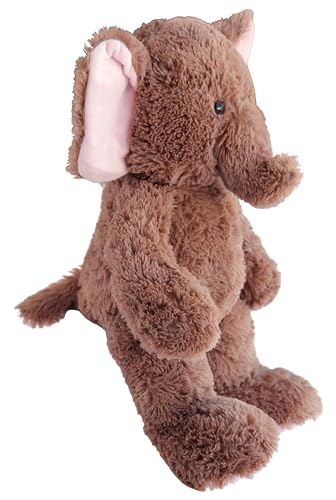 Wagner 9093 - XL Plüsch-Elefant - 57 cm groß - grau - Teddybär Plüschtier Kuscheltier Kuschelelefant Stoffelefant