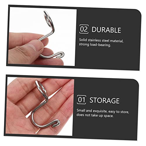 Healeved 15 Piezas Gancho Multifuncional Para Perchas De Acero Inoxidable Soporte Adhesivo Para Organización De Ropa En Armarios Y Almacenaje En Casa - imagen 9