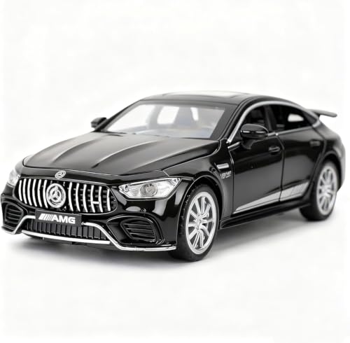 WAKAKAC 1-32 AMG GT63 Model Car Alloy Diecast Pull Back Toy Car with Sound and Light Door Can Be Opened Toy Vehicle for Kids Gift(Black)